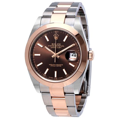 rolex datejust 41 brown disal|Rolex Datejust 41 retail price.